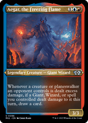 Aegar, the Freezing Flame (0096) - Foil Etched